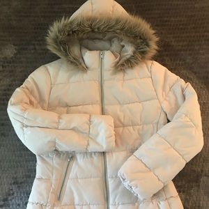 H&M down coat with hood